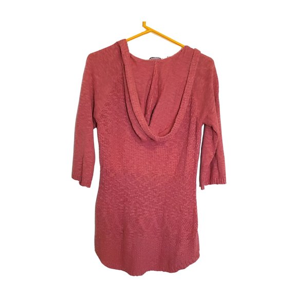 American Rag ◇ Knit Pullover Hoodie Top ◇ - Picture 3 of 6